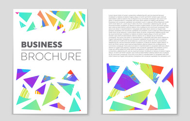 abstract layout background set for art vector image