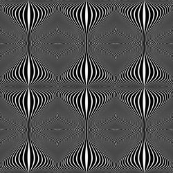seamless op art pattern vector image