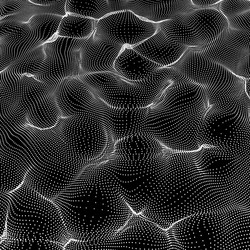 array with dynamic particles abstract background vector image