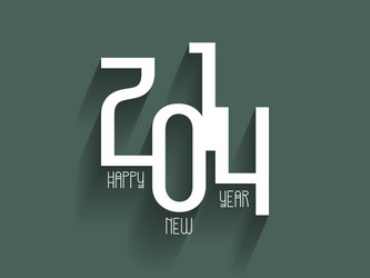 decorative text background for the new year vector image