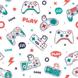 Game Controller Pattern vector image
