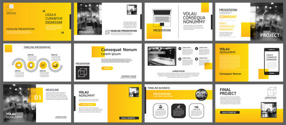 presentation and slide layout background design vector image