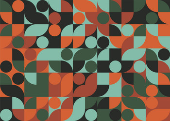 deconstructed abstract pattern design vector image