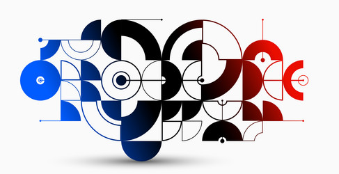 abstract geometric pattern background isolated vector image