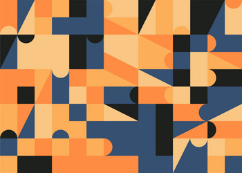 deconstructed abstract pattern design vector image
