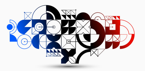 abstract geometric pattern background isolated vector image