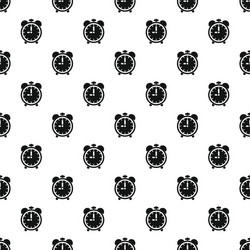 alarm clock pattern simple style vector image