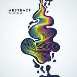 Dynamic Waves Abstract Background vector image