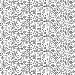 snowflake winter snow line seamless pattern vector image
