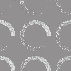 stipple seamless pattern in retro style on grey vector image