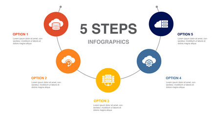 Cloud storage backup data center vector