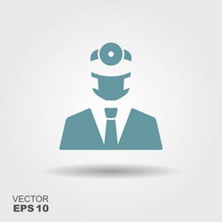 Doctor logo icon design Royalty Free Vector Image