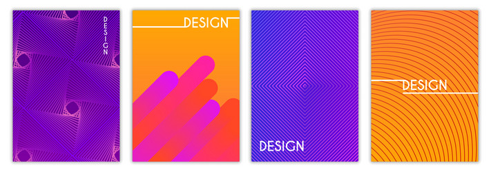 Abstract Halftone Patterns vector image