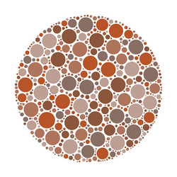 circle of dots vector image