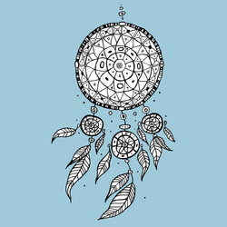 dream catcher decorative Vector Image