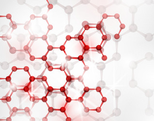 Molecular Structure Background vector image