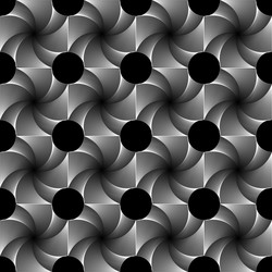 design seamless vortex geometric pattern vector image