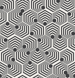 abstract hexagon pattern vector image