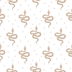 Snake Alchemy Symbol Pattern vector image