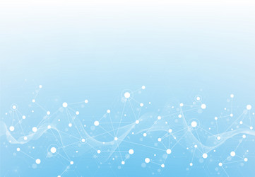 abstract science template technology lines vector image