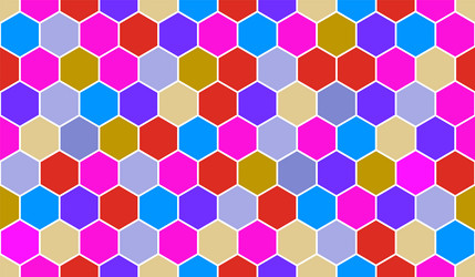 Honeycomb pattern for design vector