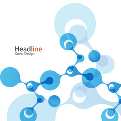 Molecular Network Connection vector image