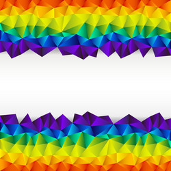 triangular background strip vector image