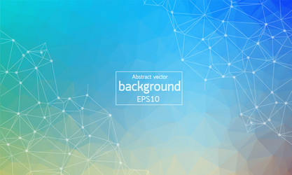 abstract multicolor polygonal space background vector image