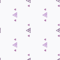 seamless pattern of colored triangles drawn vector image