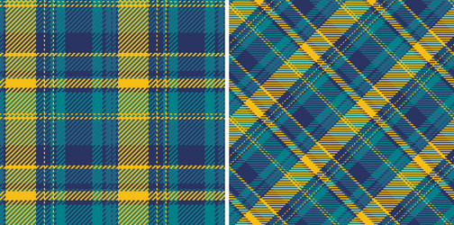 seamless textile texture of pattern fabric tartan vector image