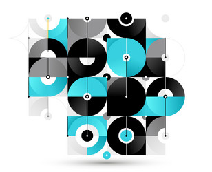 abstract geometric pattern background network vector image