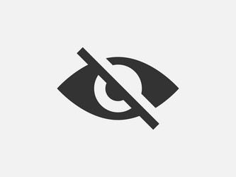 Password Eye Icon - Secure View vector image