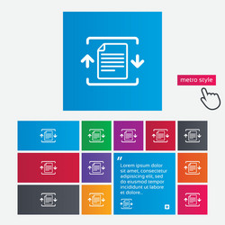archive file icon compressed zipped vector image