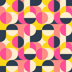Geometric Summer Pattern vector image
