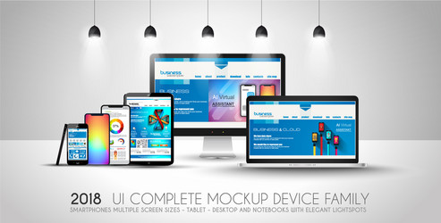 Next Generation Device Collection vector image