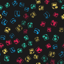 set line zip file document max wav and txt vector image