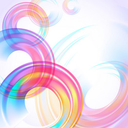 Transparent Circles Abstract Background vector image