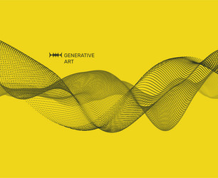Dynamic Wavy Background vector image