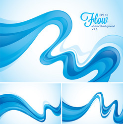 Fluid Swirl Abstract Background vector image