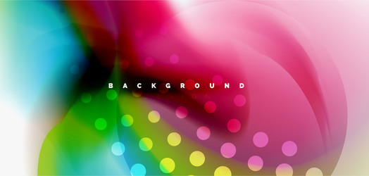 mixing liquid color flow abstract background vector image