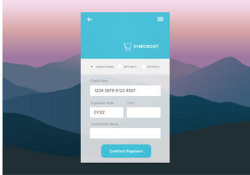 ui for web and mobile vector image