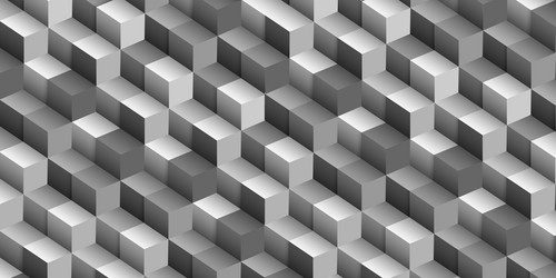Abstract Geometric Cube Pattern vector image