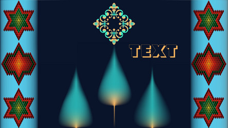 frame for text in the style of year vector image