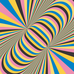 Optical Illusion 3D Abstract Background vector image