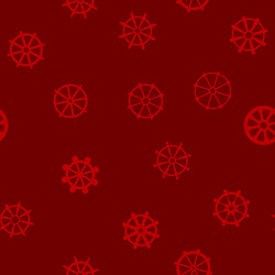 seamless pattern with dharmachakra vector image