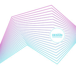 Abstract Gradient Line Background vector image