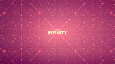 infinite space background matrix vector image