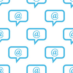 mail seamless pattern vector image