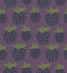 seamless repeating pattern berries vector image