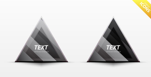 triangle business design element vector image